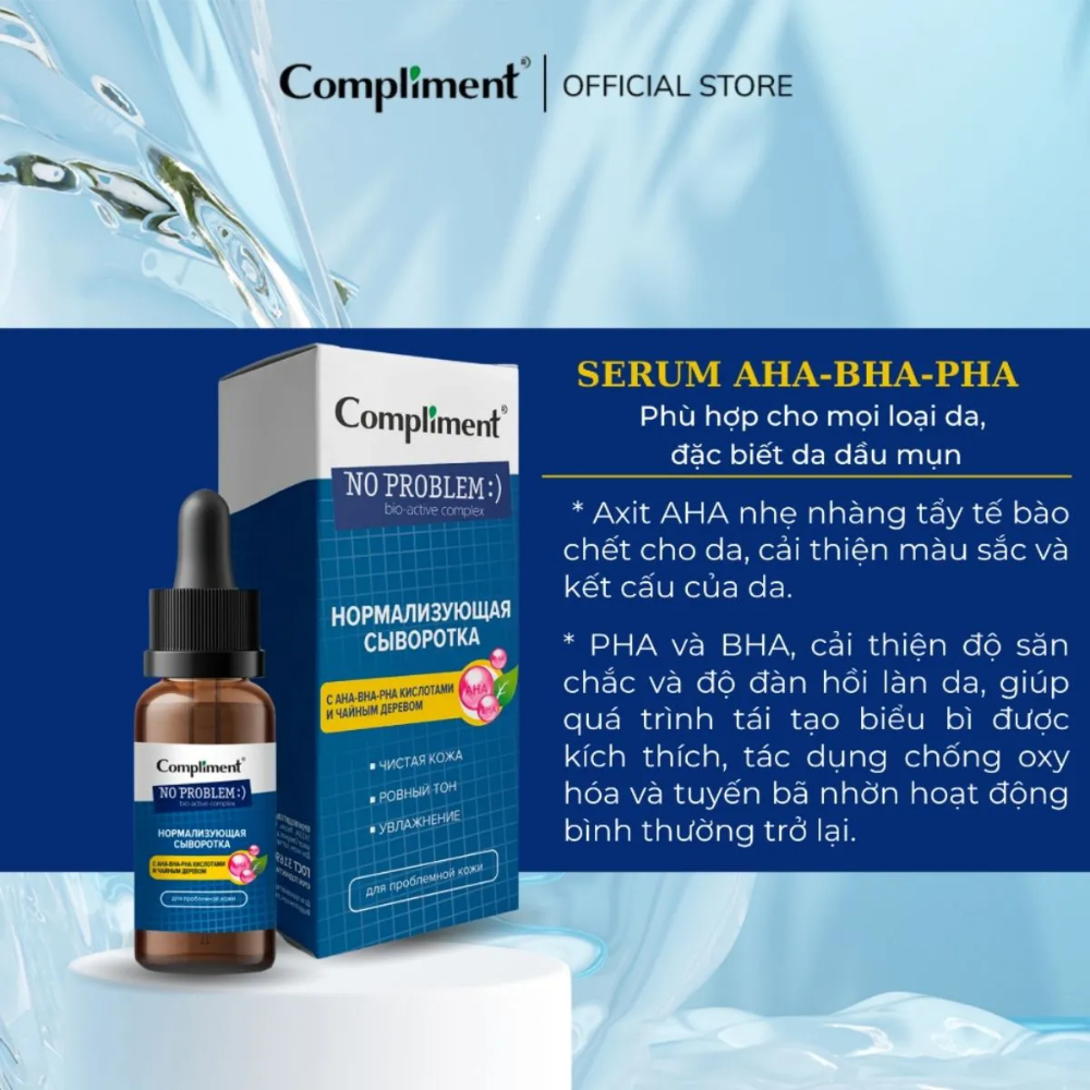 Ảnh 7 của Serum Compliment tinh chất dưỡng cải thiện, làm đẹp, cho mọi loại da 27ml