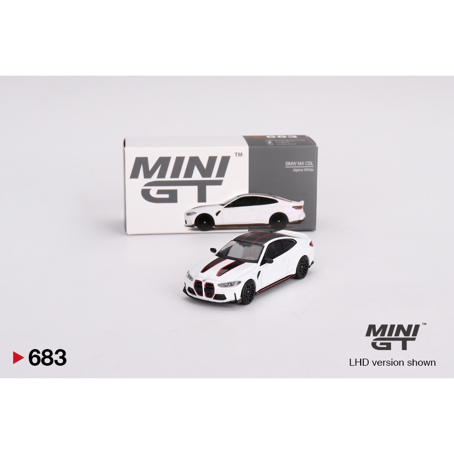 MÔ HÌNH 1:64 MINI GT - BMW M4 CSL Alpine White