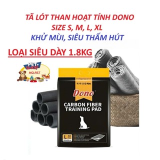 (Loại siêu dày 1.8kg) Tã lót than hoạt tính chó mèo Dono/ Tã lót khay vệ sinh siêu thấm
