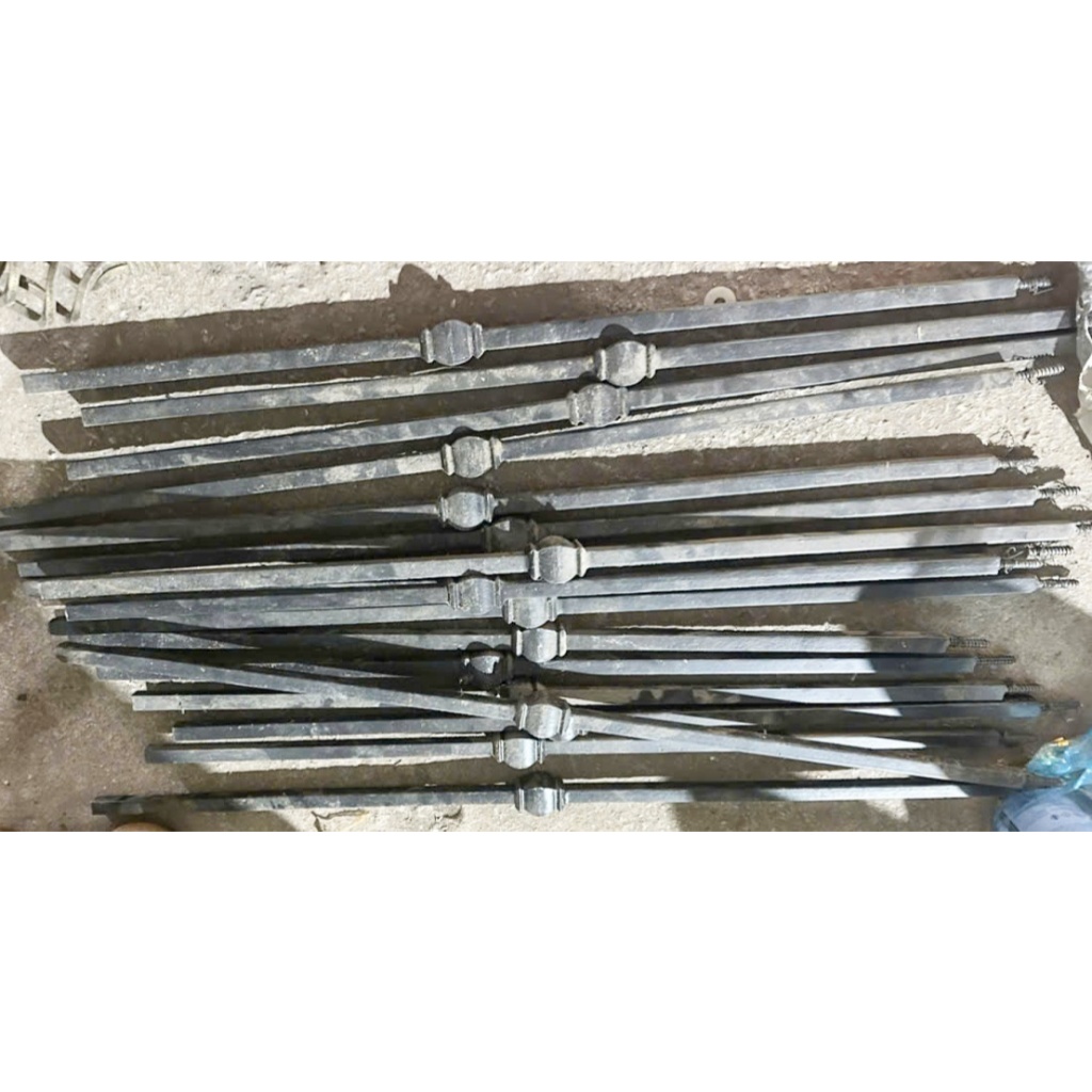 Thanh lý rẻ con tiện sắt nghệ thuật sắt ổ chum đặc 14x14 dài 75cm