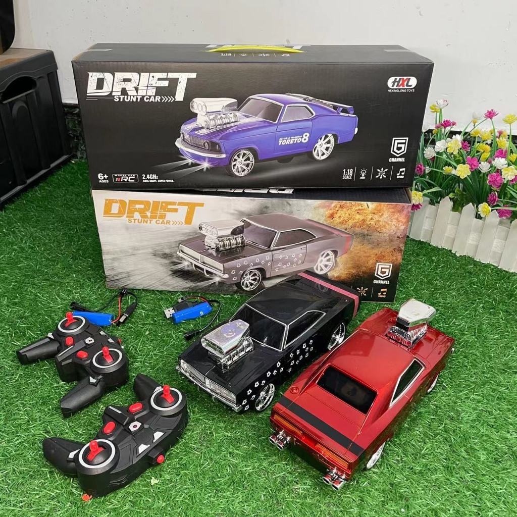 SIÊU PHẨM Xe điều khiển Dodgee charger drift stunt car mẫu mới nhất(12061)