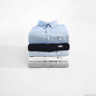  Áo Sơ Mi Nam Oxford Ngắn Tay SM53 LCS Form Slim-Fit chất vải Oxford thấm hút mồ hôi Hàng VNXK - Tuantustore 