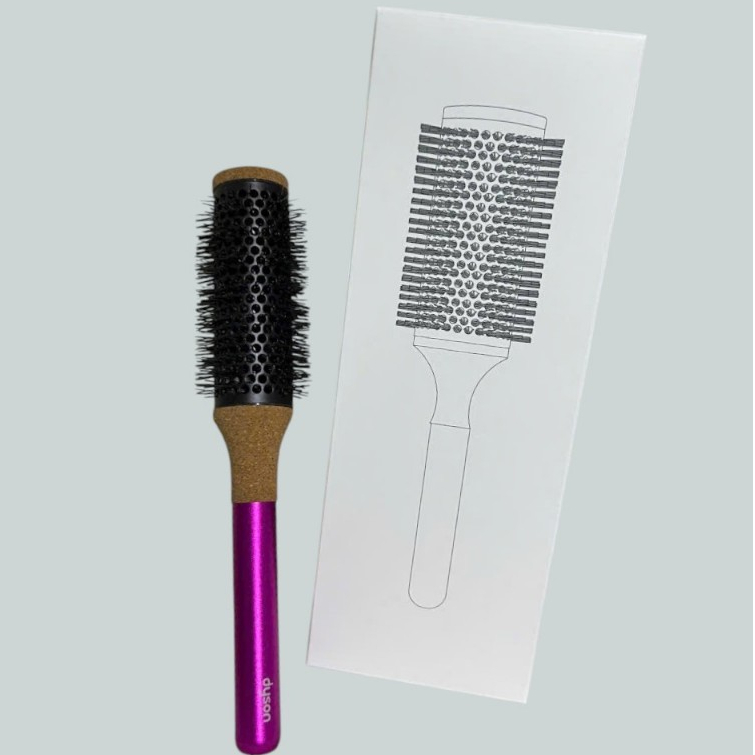 Lược tròn tạo kiểu Dyson - màu hồng