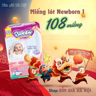  Lót Newborn 1 Bobby 108+6 miếng  Dùng như BVS  #bobby #huggies #lót huggies #lót bobby #newborn bobby #huggies #merzy 