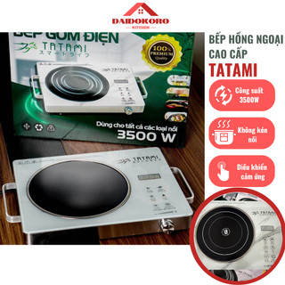  Bếp Gốm Hồng Ngoại TATAMI VOVI Đa Năng 3500W Không Kén Nồi Không Bức Xạ Tiết Kiệm Điện 