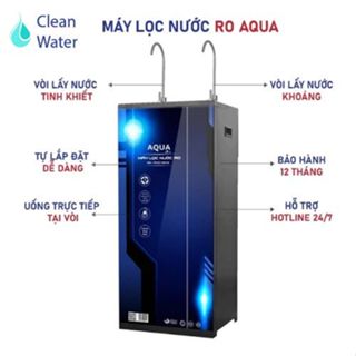 Máy Lọc Nước RO AQUA Có Vỏ Tủ 2 Vòi 4-11 Cấp Lọc (Nước uống và nấu ăn - không có chức năng làm nóng lạnh)