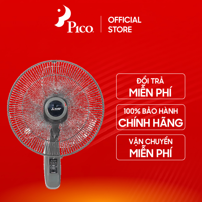 Quạt treo tường Mitsubishi Electric 3 cánh W16-RA CY-GY 47W