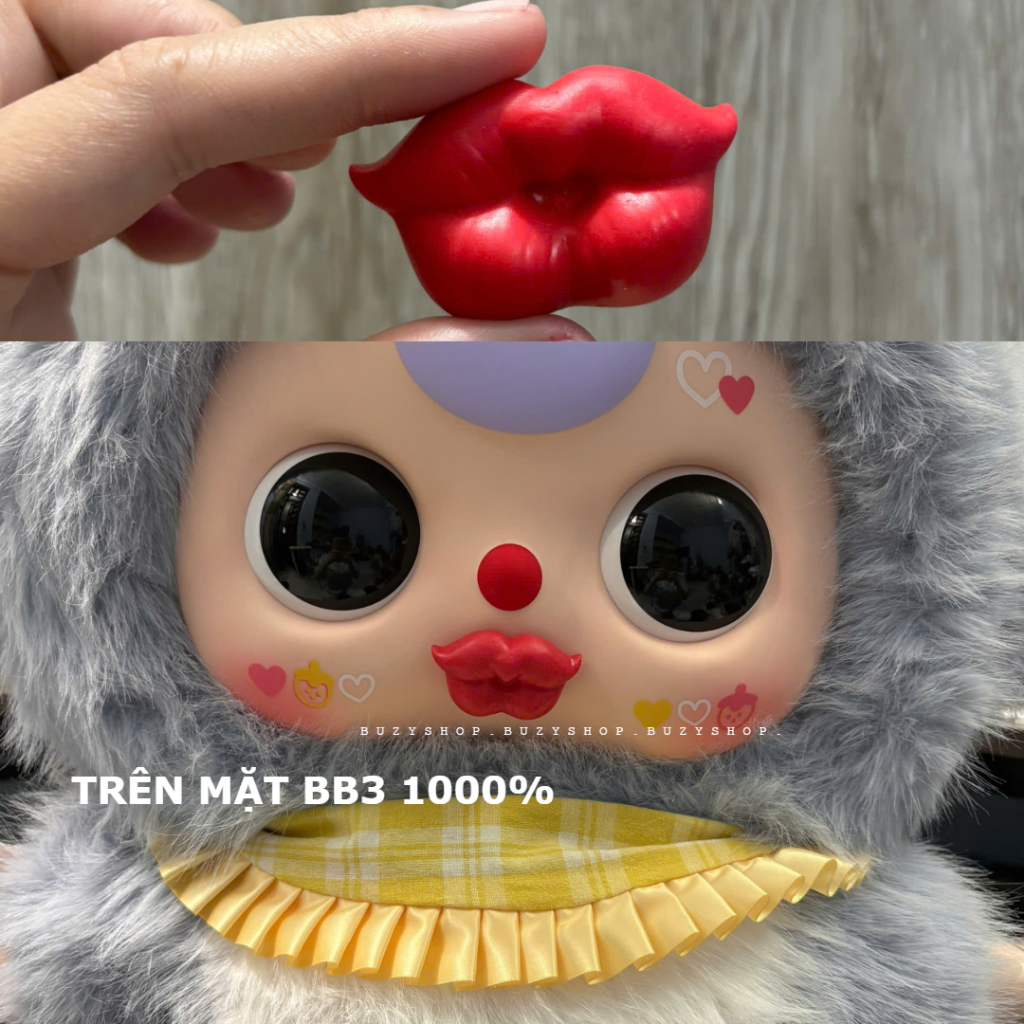 Charm hình đôi môi gắn trang trí bb3 loại 800-1000 và các dòng tương tự