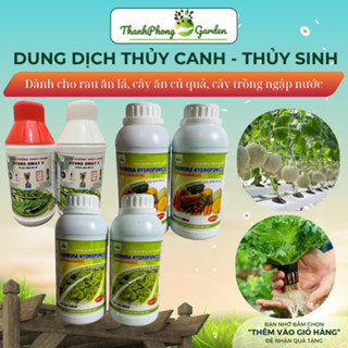 Dung dịch dinh dưỡng thủy canh, thủy sinh, cây ngập nước, cây trồng tưới nhỏ giọt Hydro Umat cho rau ăn lá và ăn củ, quả