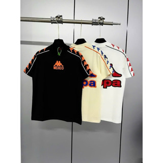  Áo Thun Nam Nữ in Chữ Kappa mexico - Chất Cotton Mịn Mát Thoáng Khí 