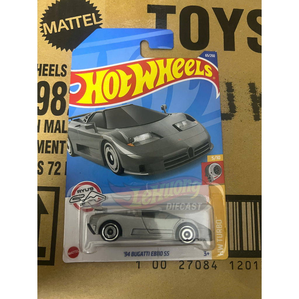 LeHuong Diecast - Xe Hot Wheels 94 Bugatti EB110 SS (Màu Đen)