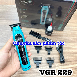 ✅VGR Tông đơ chấn viền cao cấp VGR 299 sắc bén - tăng tốc, pin Lithium Ion 2000mAh, màn hình hiển thị pin, chạy êm ái