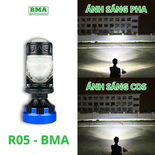 Bóng đèn bi cầu mini 120W M01U- RO5 CHÍNH HÃNG BMA chân H4 Siêu sáng( Giá 01 bóng).
