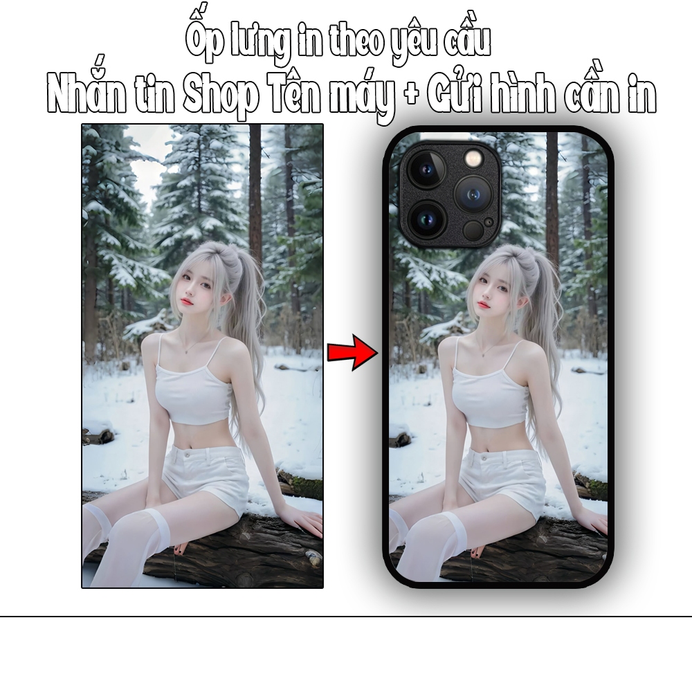 Ốp lưng điện thoại In hình theo yêu cầu (Hình Cá nhân, Anime,Game,...)
