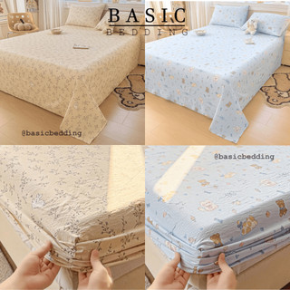  Set Ga Gối Đũi Linen 3 Món Cho Đệm Cao 15–30cm – Mềm Mại Thoáng Mát Chống Khuẩn – Ga Gối Mùa Hè 