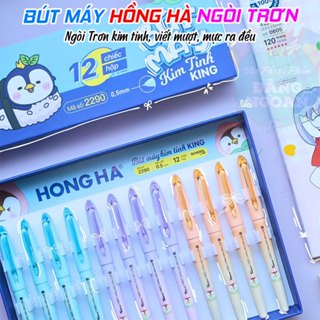   Chọn Màu  Bút Máy Hồng Hà 2290 - Ngòi Trơn Kim Tinh Nét Nhỏ Viết mượt Mực ra đều| VPP Đặng Ngoan 