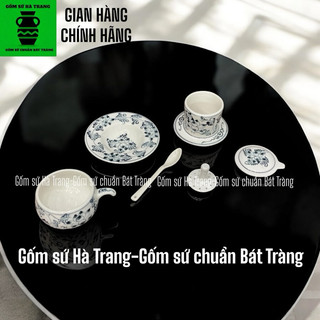 Phin cafe gốm sứ Bát Tràng vẽ sen