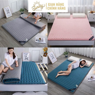 Topper nệm gấp gọn xơ đũi đậu lành cao cấp trải giường,sàn đa năng đủ kích thước