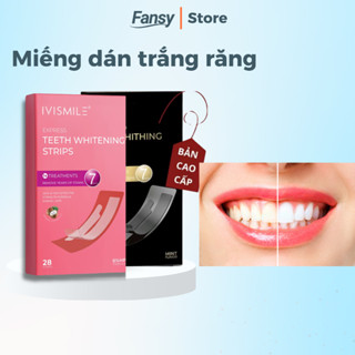 Miếng dán trắng răng IVISMILE tẩy trắng sáng răng sau 7 ngày công thức làm trắng răng độc quyền PAP+