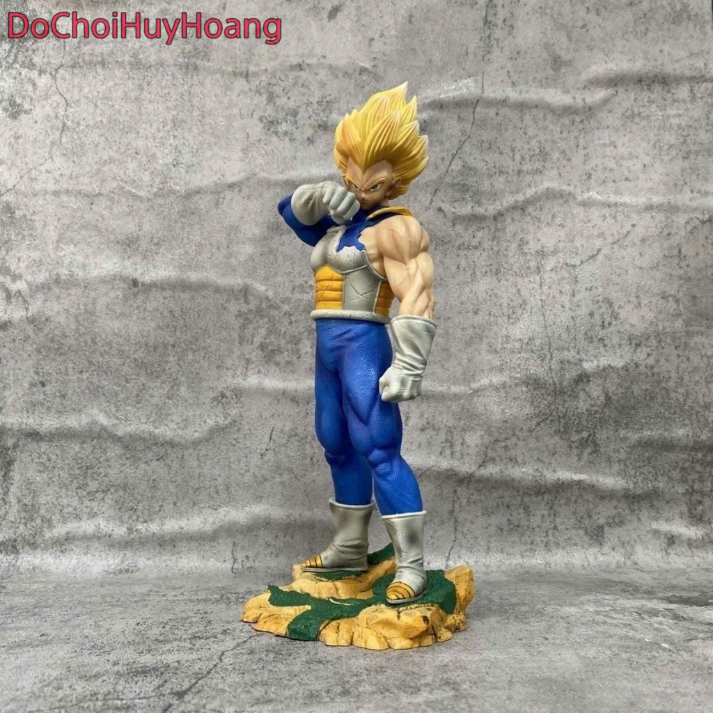 Mô hình tượng nhân vật Vegeta giáp vỡ bảy viên ngọc rồng dragon ball cao 28cm