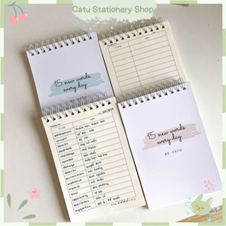  Sổ A6 học từ vựng tiếng Anh mini 15 new words every day EV9 