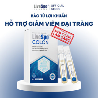  LiveSpo Colon 10 ống  - Men vi sinh chứa bào tử lợi khuẩn dùg cho viêm đại tràng tiêu chảy táo bón 