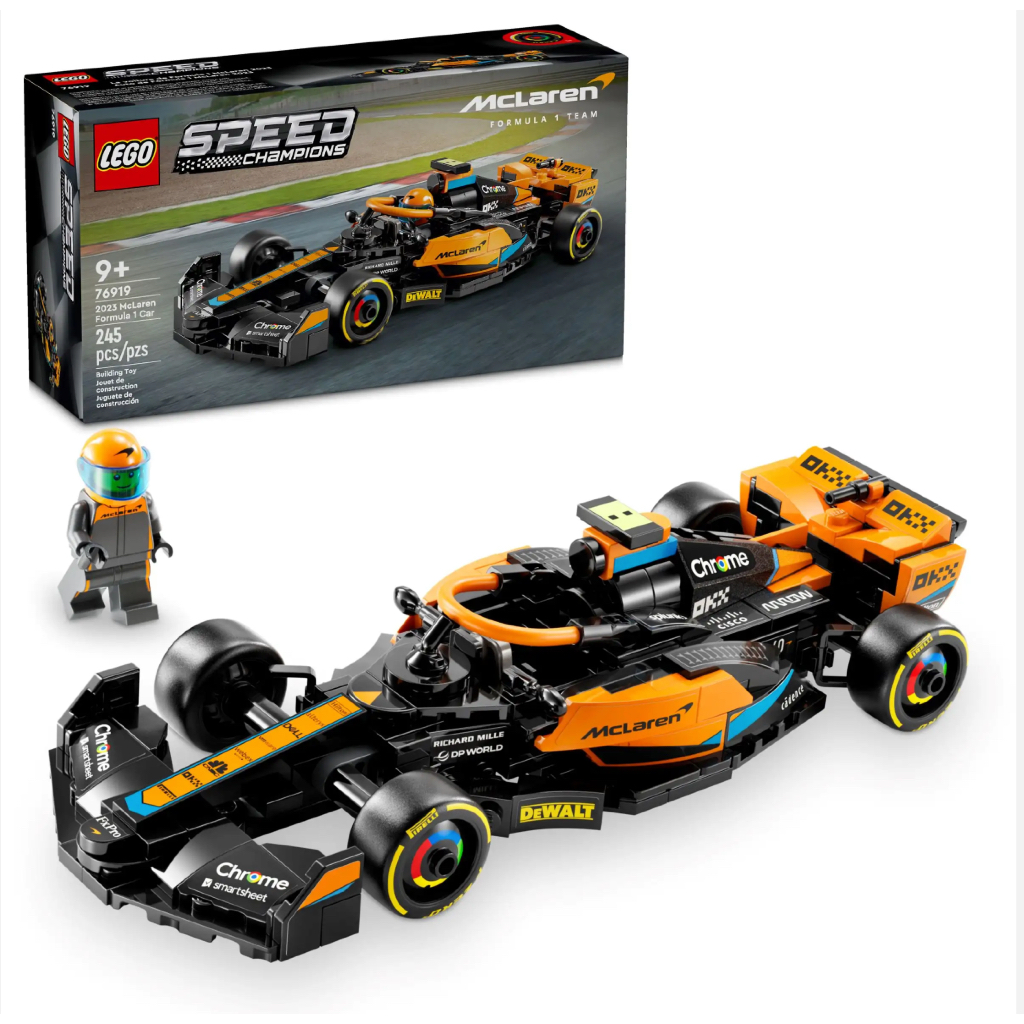 LEGO Speed 2023 McLaren Formula 1 Race Car 76919