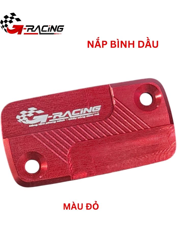 Nắp Bình dầu nhôm CNC nguyên khối Màu đỏ| GBD001-1
