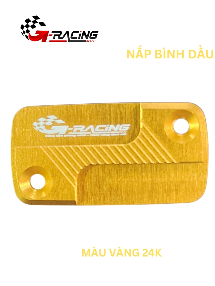 Nắp Bình dầu nhôm CNC nguyên khối Màu Vàng| GBD001-2
