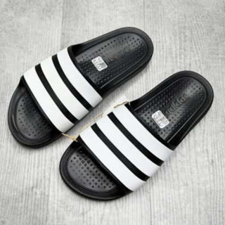  Dép đúc nguyên khối nam 3 sọc to Flow loại 1 Dép 3 sọc adilette flow chống trượt Dép nam 3 sọc 