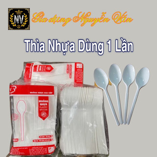 Bịch Thìa Nhựa Dùng 1 Lần ,hàng Việt Nam cao cấp ,chiều dài 15cm