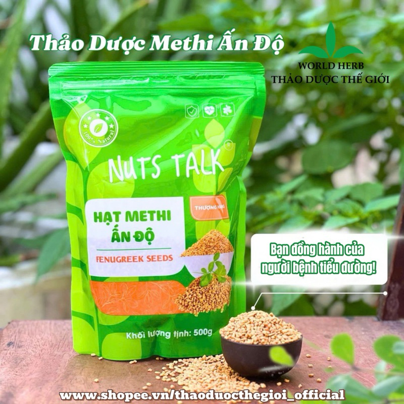 [Chính hãng] Hạt Methi Ấn Độ 500gr