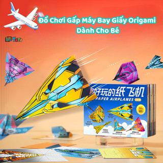 Đồ Chơi Gấp Máy Bay Giấy Origami Cho Bé Sáng Tạo - Set 36 Tờ Với 12 Kiểu Khác Nhau, Họa Tiết Siêu Đẹp Cho Trẻ Khám Phá
