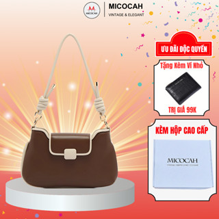 Túi Xách Nữ Kẹp Nách MICOCAH Đeo Chéo Đeo Vai Dáng Công Sở Chất Da Cao Cấp Sang Trọng MC228 KÈM HỘP