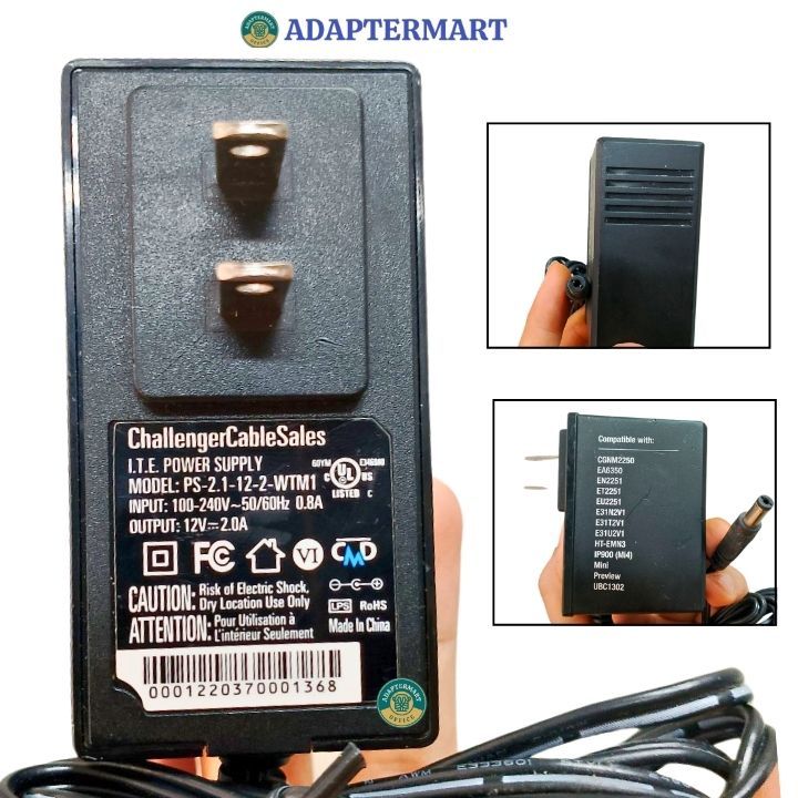 Nguồn cho Camera Wifi HDD DOCK 12V - hàng bóc máy xịn