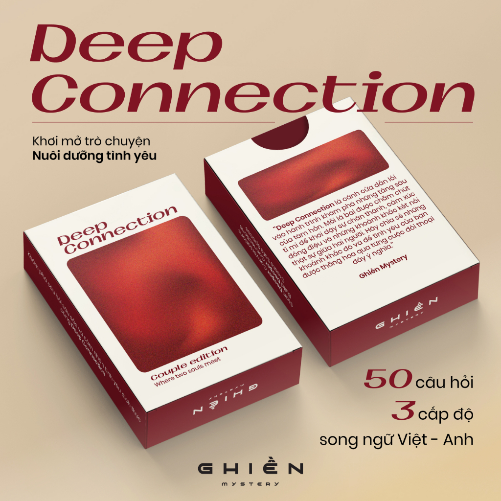 Bộ bài tình yêu "Deep Connection"- Gắn Kết Cảm Xúc, 50 Câu Hỏi Cho Tình Yêu Lâu Bền | Ghiền Mystery