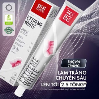   Hàng Nga - 75ml  Kem đánh rắng Splat Extreme White giúp trắng răng làm sáng men răng 