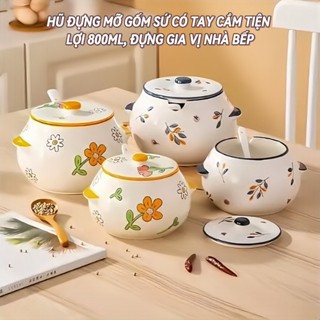  HŨ ĐỰNG GIA VỊ   HŨ ĐỰNG DẦU MỠ GỐM SỨ PHONG CÁCH HIỆN ĐẠI 2025 