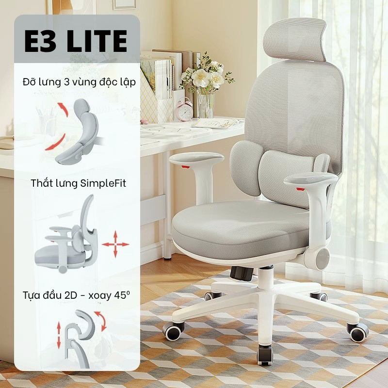 [Chính Hãng] Manson E3 Lite Màu Đen Trắng Xám Hồng Thắt Lưng Simplefit Công Nghệ Thiết Kế Độc Quyền | BigBuy360 - bigbuy360.vn