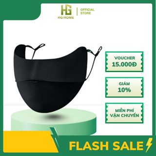 Khẩu Trang Vải Chống Tia UV HGHOME Logo Đổi Màu Theo Nhiệt Độ Nắng [ HÀNG CAO CẤP ]
