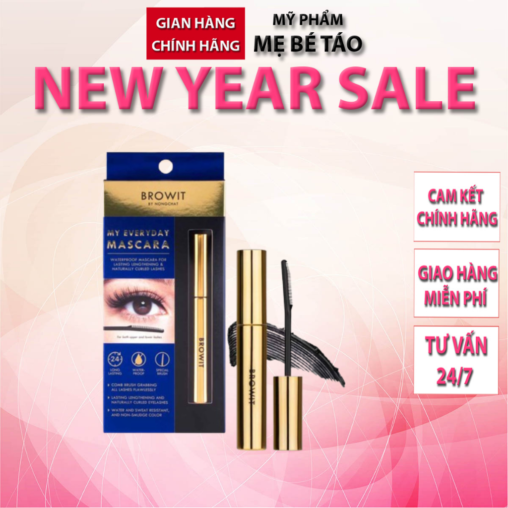 Chuốt mi Mascara Nongchat Browit