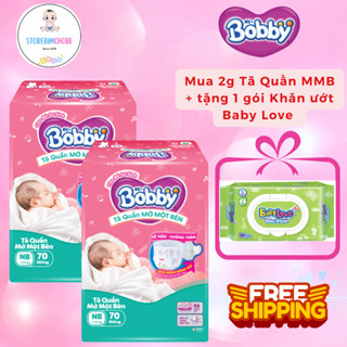 Tã quần mở một bên Bobby dành cho bé sơ sinh size NB70/S80