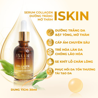 Serum Collagen Dưỡng Trắng Da Mờ Thâm, Cấp Ẩm Sâu, Trẻ Hóa Làn Da ISKIN NATURAL BEAUTY Collagen Youth Ampoule 30ml