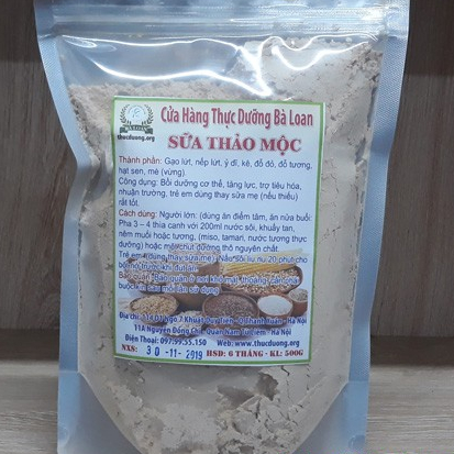 Sữa thảo mộc 1kg Thực Dưỡng Bà Loan