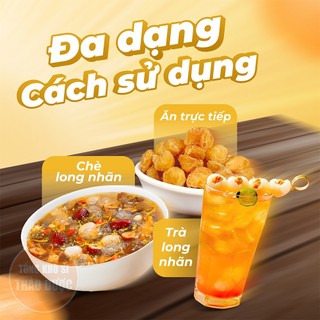 Long nhãn khô 1kg, nhãn lồng Hưng Yên, không tẩm đường, pha trà, chưng yến, nấu chè dưỡng nhan