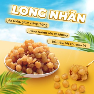 Long nhãn khô 1kg, nhãn lồng Hưng Yên, không tẩm đường, pha trà, chưng yến, nấu chè dưỡng nhan