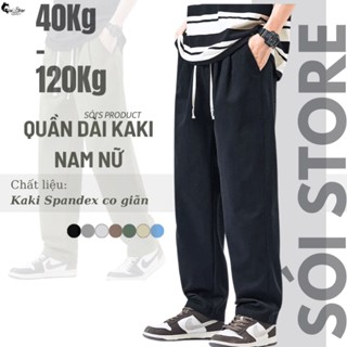 MUA 3 TẶNG QUÀ - 40-115KG Quần Kaki Nam Nữ Bigsize Ống Suông Basic Unisex - Sói Store - MÃ 20