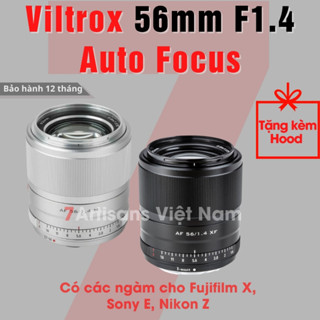 Ống kính Viltrox AF 56mm F1.4 Auto Focus chuyên chân dung lấy nét tự động dành cho Fujfilm FX , Sony E, Nikon Z