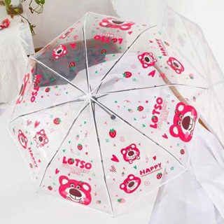  Dù Trong Suốt Gấp Gọn Tự Động Cao Cấp – Ô PVC Hoạt Hình Cute Nhẹ Bền Phong Cách Nhật Hàn 