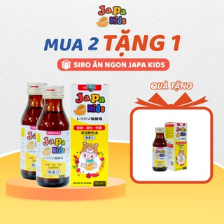 Combo 2 Chai Tặng 1 Siro ăn ngon cho bé Japa Kids nhập khẩu Nhật Bản 100ml
